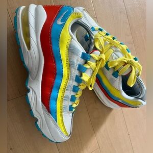 NIKE AIR MAX 95 “SUMMER PACK" BLUE FURY/SUMMIT/WHITE GS